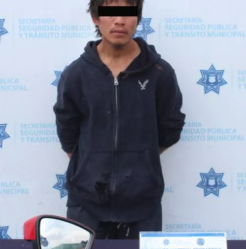 Aseguran a probable responsable de robo de autopartes