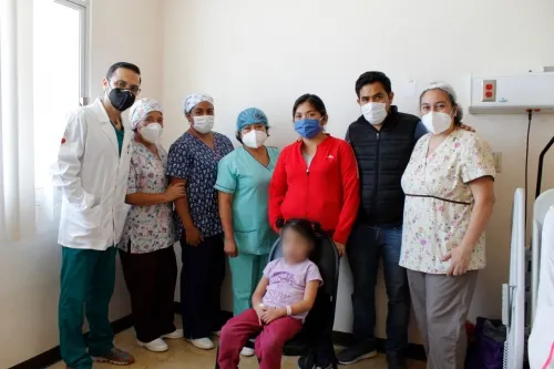 ISSSTEP da de alta a paciente pediátrica tras exitosa cirugía cardíaca