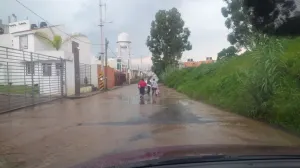 Colapsa Cuautlancingo por lluvias; reportan inundaciones y falta de luz