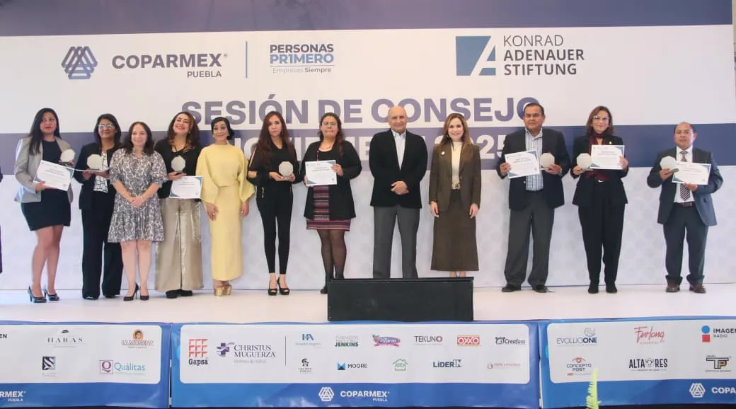Coparmex y gobierno estatal fortalecen inversión, innovación y desarrollo sostenible en Puebla