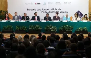 Presentan INE y TEPJF Protocolo para Prevenir Violencia Política contra Mujeres