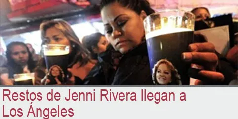 Restos de Jenni Rivera llegan a Los Ángeles