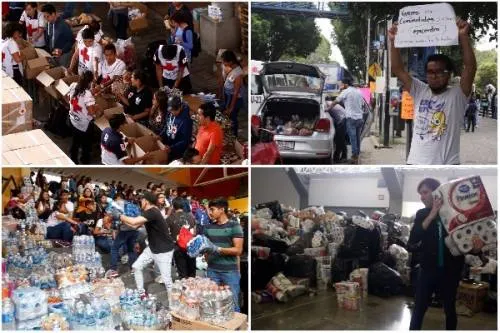 Las mil y una formas en que los Poblanos están Ayudando a los Damnificados por el Terremoto