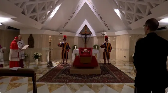 Velatorio del papa Francisco en Casa Santa Marta: respeto y oración en su despedida