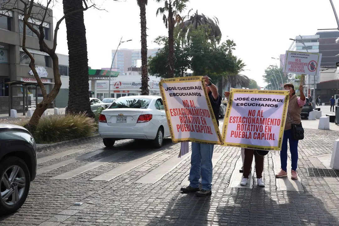 Protesta Contra Parquimetros Avenida Juarez