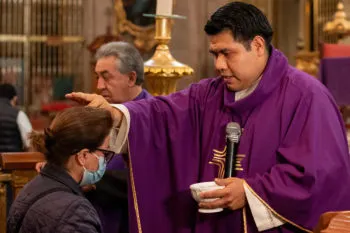 Horarios de misa en Puebla para el Miércoles de Ceniza