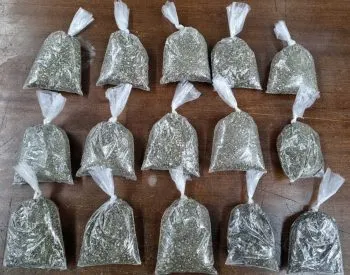 Atrapan a Leonardo y Ángel con 15 bolsas de marihuana en San Baltazar