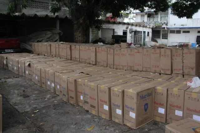 Decomisan 12 millones de cigarros en Tabasco