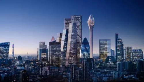 Un tulipán gigante en Londres