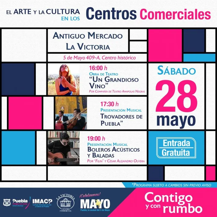 Arte y cultura por todas partes , de la mano del ayuntamiento de Puebla