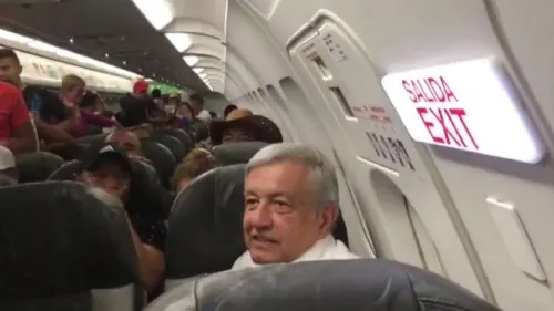 Avión en que viajaba AMLO registra intento fallido de aterrizaje
