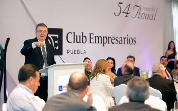 Reconoce Ebrard potencial de Puebla para inversión extranjera