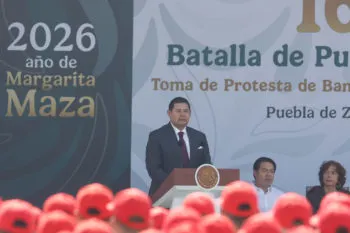 Armenta cierra filas con Sheinbaum en el 5 de Mayo: “Puebla es su casa y la respalda contundentemente”