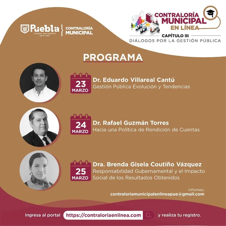 En encuentro virtual, Contraloría Municipal visibilizará la importancia de la Rendición de Cuentas 