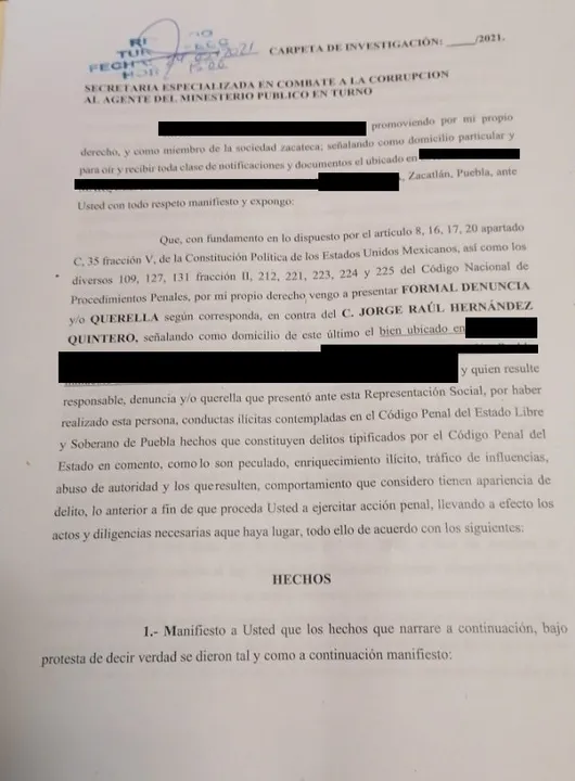 La larga estela de presuntos delitos del candidato de Morena en Zacatlán
