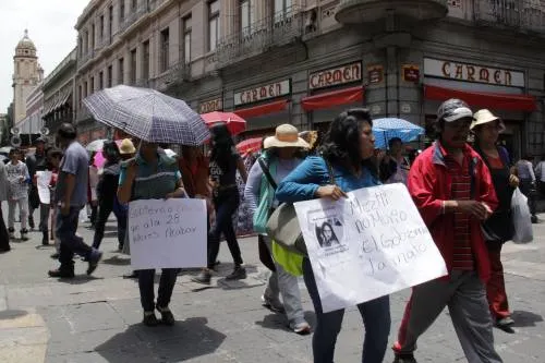 28 de Octubre se manifiesta para exigir esclarecimiento de asesinato de Meztli Sarabia