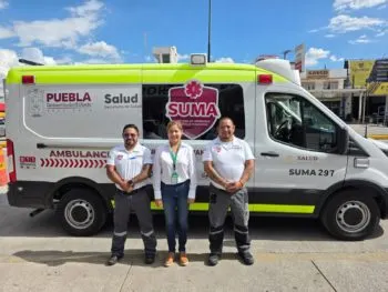 Texmelucan cuenta con nueva ambulancia tras acuerdo con SUMA y Gobierno de Puebla