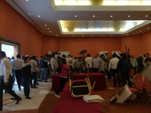 Video: Provoca Morena Zafarrancho en el hotel MM por resultado electoral adversos