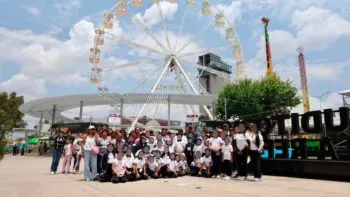 Niñas y niños del interior del estado disfrutan la Feria de Puebla 2026 con apoyo del SEDIF