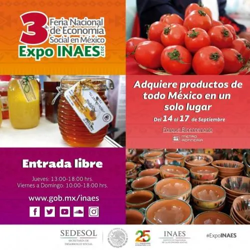 Puebla participará en la Tercera Expo Inaes 2017