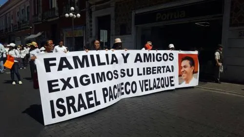 Familiares y amigos, exigen liberación de Israel Pacheco