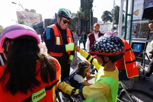 Realiza SEDIF primera rodada infantil “Sueños sobre ruedas”