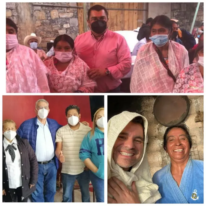 En temazcal, con un libro o en pose clásica, los intentos políticos por empatizar 