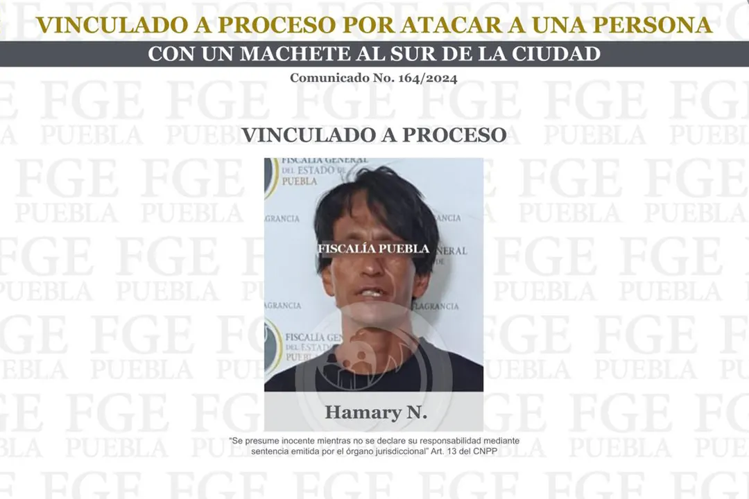 Vinculado a proceso por atacar a una persona con un machete al sur de la ciudad
