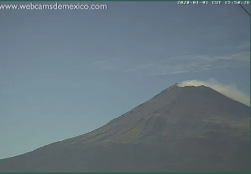Registra el Popocatépetl ligero incremento, se mantiene el semáforo en amarillo fase dos