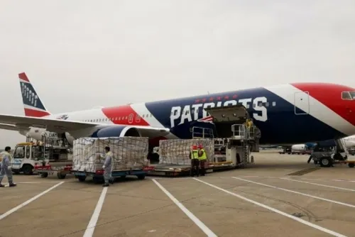 Patriotas dispone de su avión para transportar mascarillas desde China