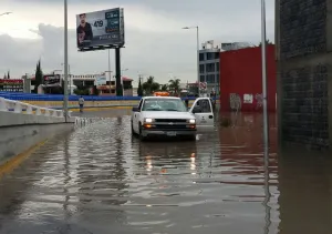 Fuerte lluvia inunda Zavaleta, Periférico y tira árboles en La Paz