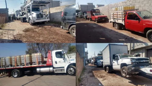 “Puebla Segura” decomisó 40 mil litros de hidrocarburo y ocho camionetas en San Martín