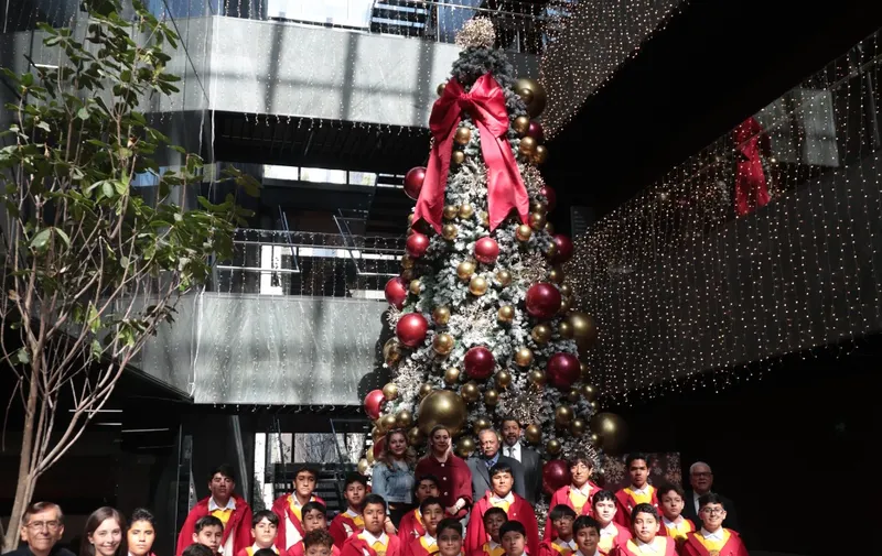 Se presenta Coro Navideño en el Congreso de Puebla
