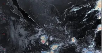 Frente frío número 8 y baja presión, provocarán lluvias intensas en cinco estados del país
