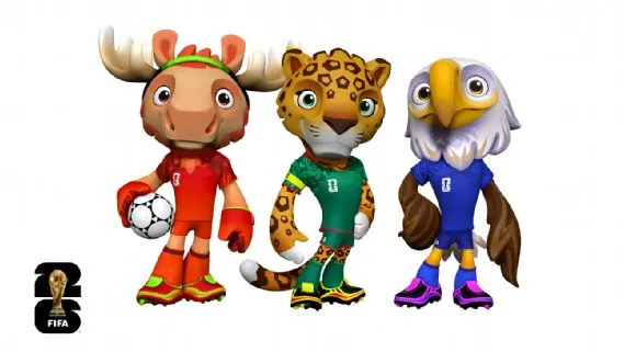 FIFA presenta a Zayu, Maple y Clutch: las mascotas oficiales del Mundial 2026