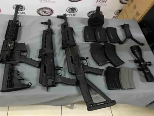 Vinculan a proceso a traficante de armas