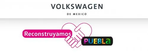 VW lanza campaña “Reconstruyamos Puebla” para apoyar a damnificados por el sismo