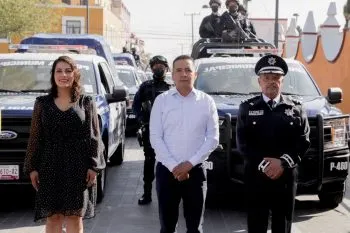 Entrega Mundo Tlatehui patrullas a la Policía Municipal de San Andrés Cholula