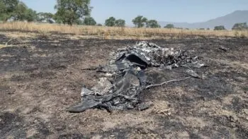 Desplome de avioneta militar en Ameca, Jalisco, dejó dos elementos castrenses sin vida