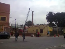 Obras del Teleférico en Servicio Valdés fueron retomadas