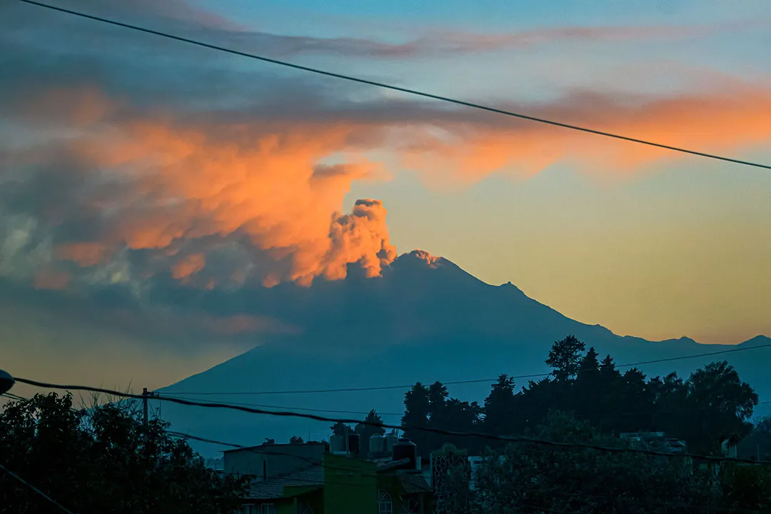 Volcan Popocatepetl Fumarola