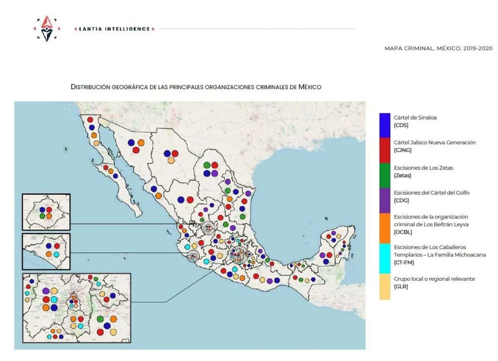 Puebla, en el mapa de las organizaciones criminales