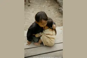 Foto de hermanitos de Nepal es falsa