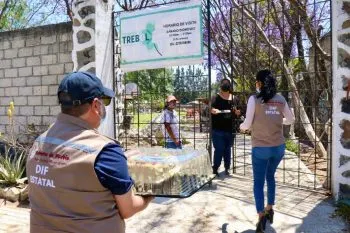 Entrega SEDIF pasteles a personas que viven en casas de asistencia