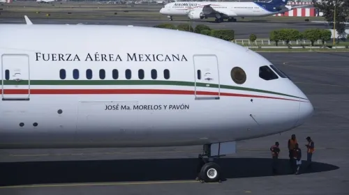 Avión presidencial regresará a México este jueves