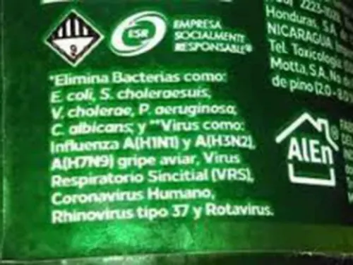 ¿Pinol y Lyson eliminan el nuevo coronavirus? Lee aquí
