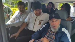Festejan Maduro y Morales cumpleaños de Fidel Castro