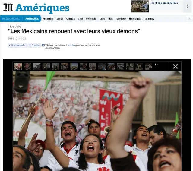 Elecciones en México es un tema mundial