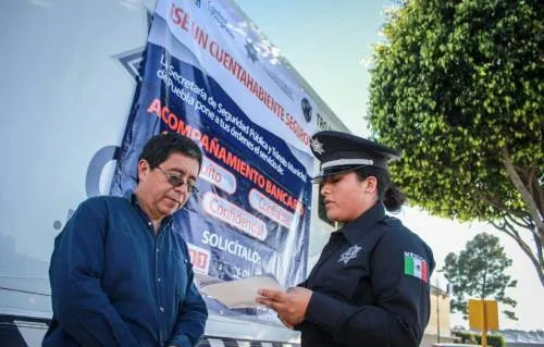 Durante el buen fin promueve policía municipal de Puebla “acompañamiento bancario”