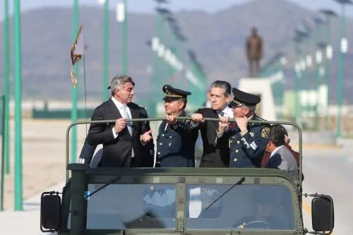 Salvador Cienfuegos y Tony Gali inauguran la Industria Militar